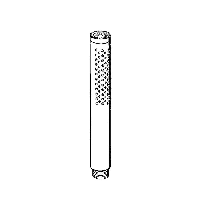 Hansgrohe - Handbrause AXOR STARCK mit Rubit zweistrahlig 28532000 chrom