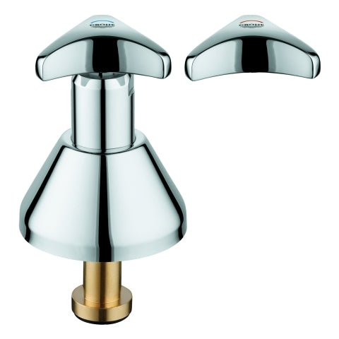 Grohe - Oberteil 1/2 für UP-Ventil 11330 Trecorn Griff Mark. blau 1/2 chrom