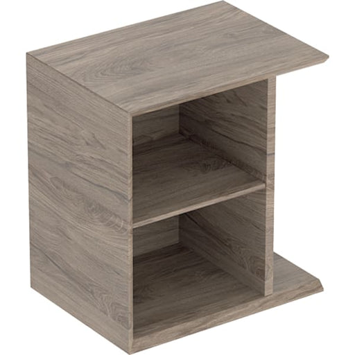 Geberit Vertriebs - iCon Seitenelement mit Staubox wandh. 37x40x27,3cm, Nussbaum hickory