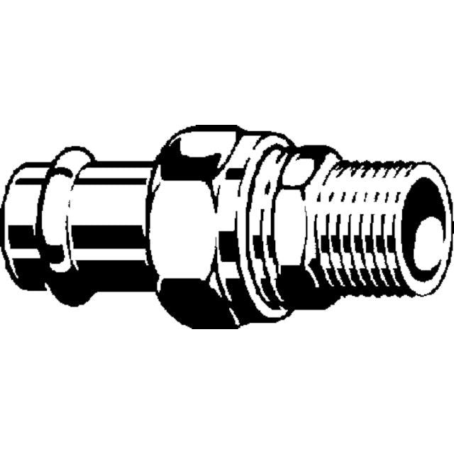 Viega - Verschraubung SANPRESS Inox 2365LF labsfrei 22mm x 1/2