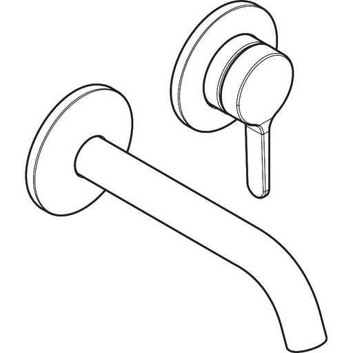 Hansgrohe - Einhebel-Waschtischmischer AXOR One Unterputz Wandm. 160mm Hebelgriff chr