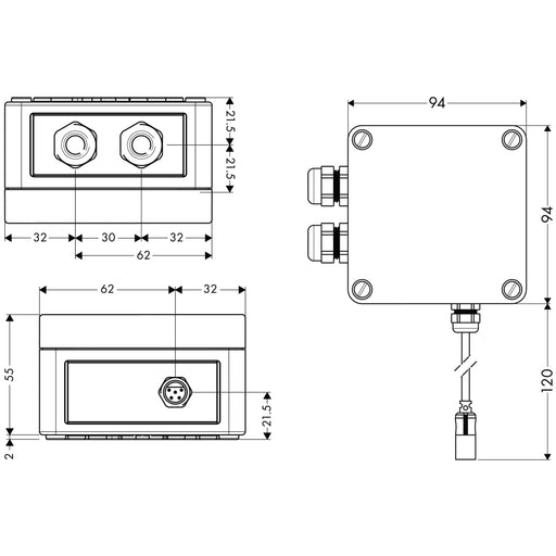 Hansgrohe - Lichtsteuerungset RAINBRAIN 27189000