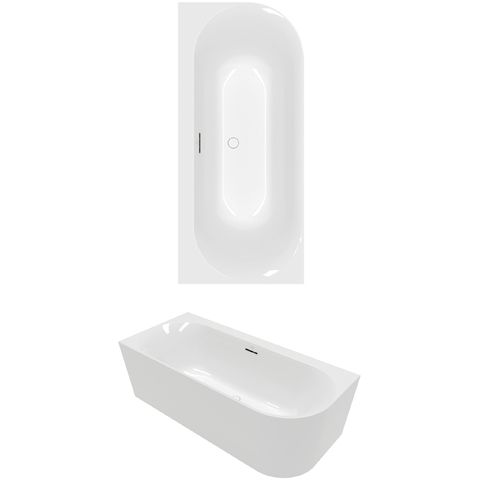 VILLEROY & BOCH - Vorwand-BW Loop&Friends OVAL 1700x750x600mm OVAL re ausf. CoD weAlpin