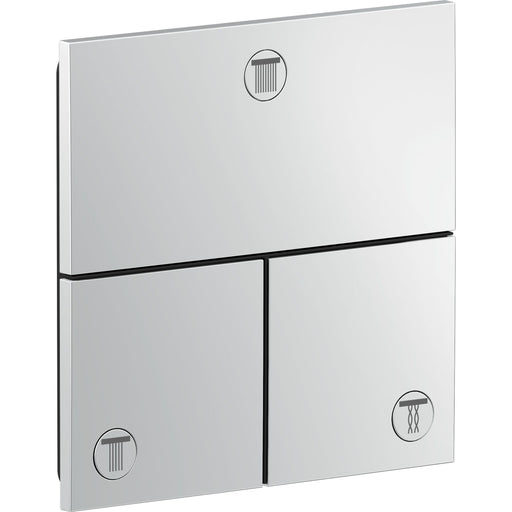 Hansgrohe - Absperrventil UP Axor ShowerSelect ID Fertigset 3 Verbraucher eckig chr