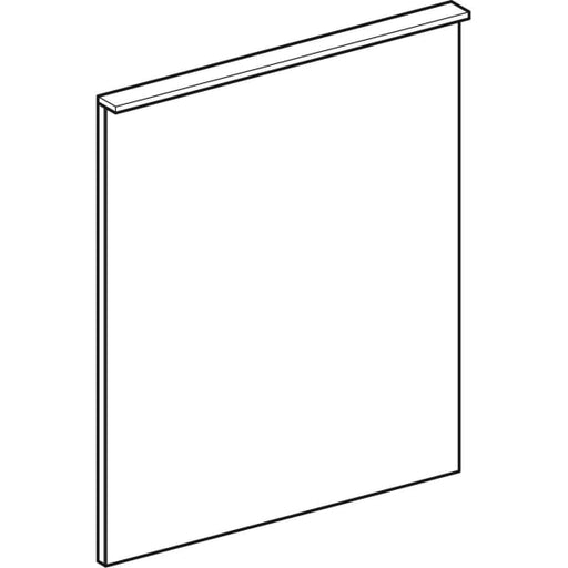 Geberit Vertriebs - Lichtspiegel XENO2 mit direkter und indirekter Beleuchtung, 60x71x5,5cm