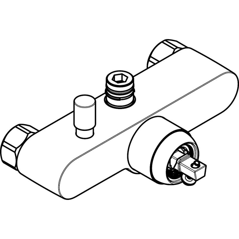 Hansgrohe - Funktionsblock o. Griff SHP EHM chr