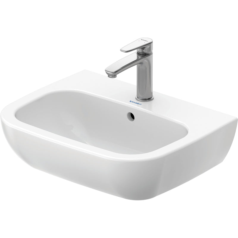 Duravit - Waschtisch D-CODE 550mm 231055 m.ÜL, 1 HL, weiß