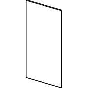 TECE SE - TECEprofil Paneelplatte 135 x 62,5 x x 1,8cm, # 9.200.000