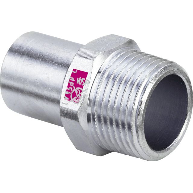 Viega - Einsteckstück PRESTABO 1111.1 28mm x 1 AG Stahl verzinkt