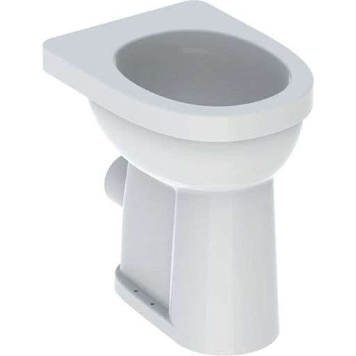 Geberit Vertriebs - Flachspül-WC RENOVA Nr.1 Comfort, 6l bodenst., Abg. waagr., H:490mm, weiß
