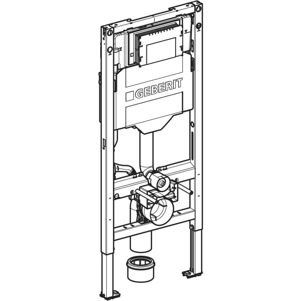 Geberit Vertriebs - Duofix Element f. WWC, 112 cm Sigma UP-SPK 12cm, Power & Connect Box