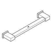 Grohe - Wannengriff ESSENTIALS Cube 40514_1 340mm Metall supersteel