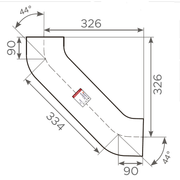 Fornatis - Beruhigungsbogen DN 150