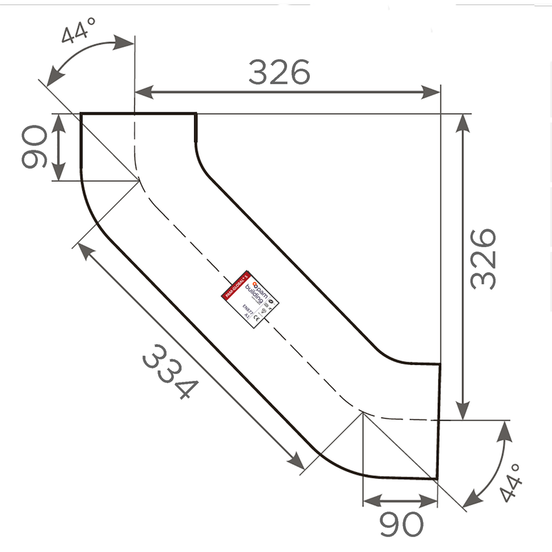 Fornatis - Beruhigungsbogen DN 150