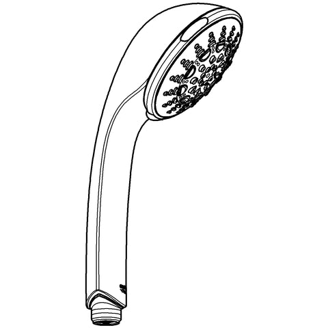 Grohe - Handbrause RELEXA Five 28796 fünfstrahlig chrom