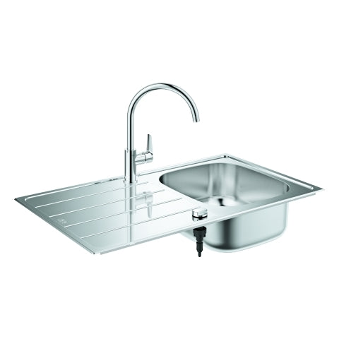 Grohe - Spülen-Bundle K200 31562_1 mit Edelstahlspüle/BauEdge SPT-Batt. chrom
