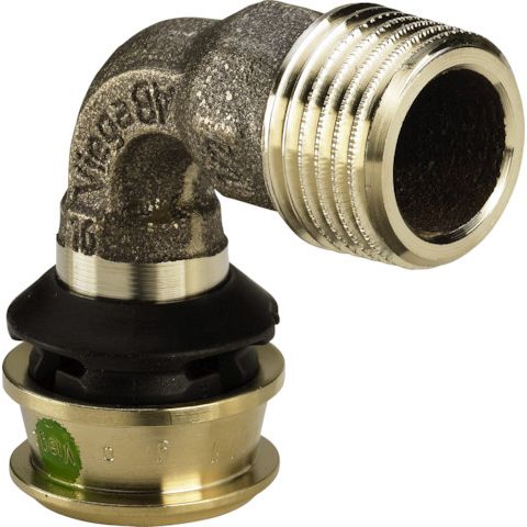 Viega - Bogen 90 Grad RAXOFIX 5314 20mm x 1/2 AG Siliziumbronze
