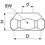 Schlösser Armaturen - Schl�sser Konus-Quetschverschraubung 1897 1/2x8mm m.Dichtringen, o.LA, vchr