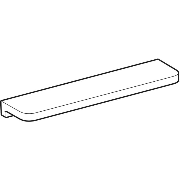 Geberit Vertriebs - Ablegeplatte RENOVA Nr.1 Plan, 500mm weiß, KeraTect