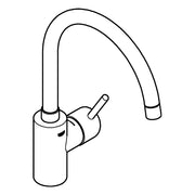 Grohe - EH-SPT-Batterie CONCETTO 32661 hoher Auslauf GROHE ZERO chrom