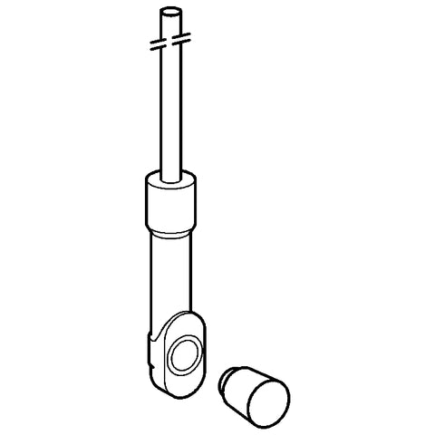 Grohe - Spülrohr 43905 für Druckspüler chrom