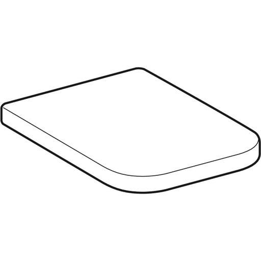 Geberit Vertriebs - WC-Sitz Renova Nr. 1 PLAN 572120 Metall, Absenkautomatik weiß