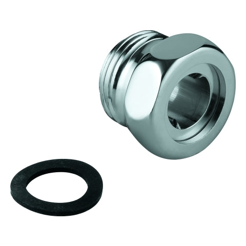 Grohe - Eingangsverschraubung 37133 für Eckmontage zu WC-Druckspüler DN20 chrom