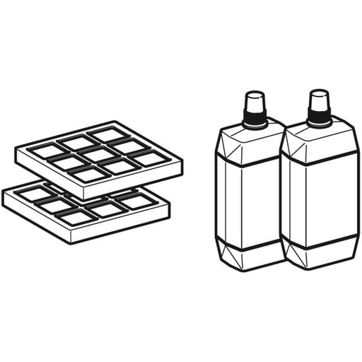Geberit Vertriebs - Set 2 Aktivkohlefilter und AquaClean Düsenreiniger für AquaClean Komplettanl