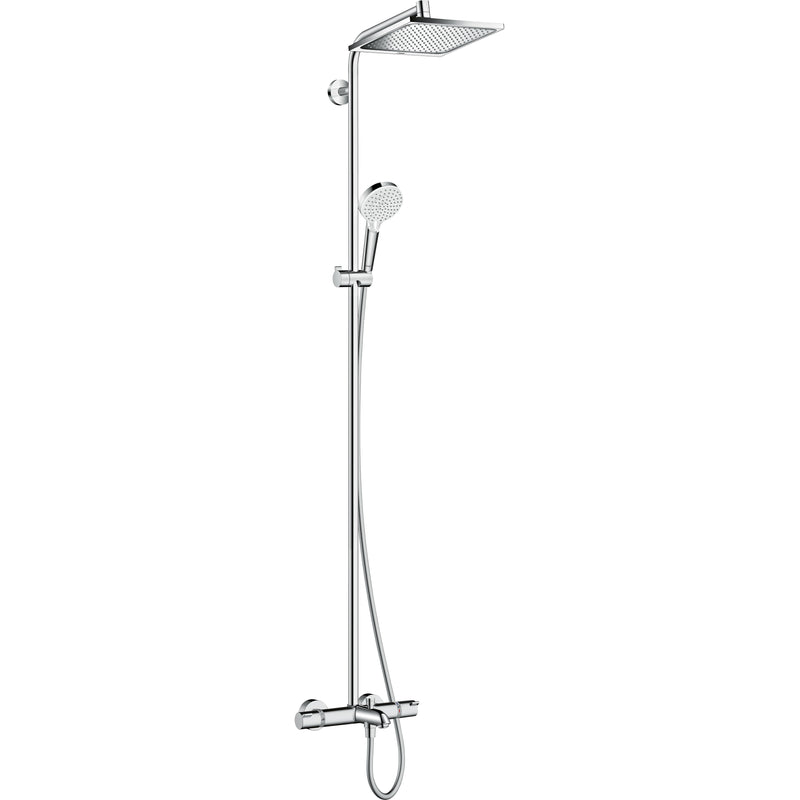 Hansgrohe - Showerpipe CROMETTA E 240 für Wanne chrom mit Thermostat
