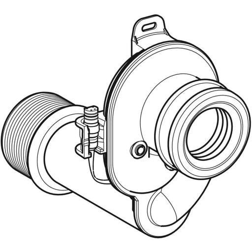 Geberit Vertriebs - Geruchsverschluss mit Sensor Abgang horizontal d50, Kabel schwarz