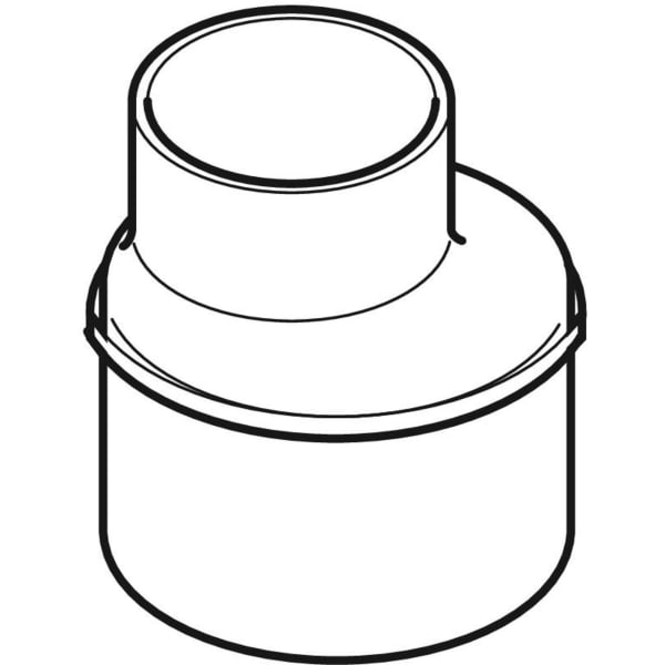 Geberit Vertriebs - Silent-db20 Reduktion exzentrisch d110/90 310.080.14.1