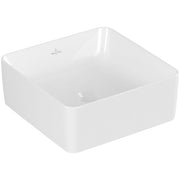 VILLEROY & BOCH - Aufsatzwaschtisch COLLARO 4A2138 380x380mm Quadrat Weiß Alpin