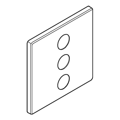 Grohe - Rosette SmartControl 48368 eckig chrom