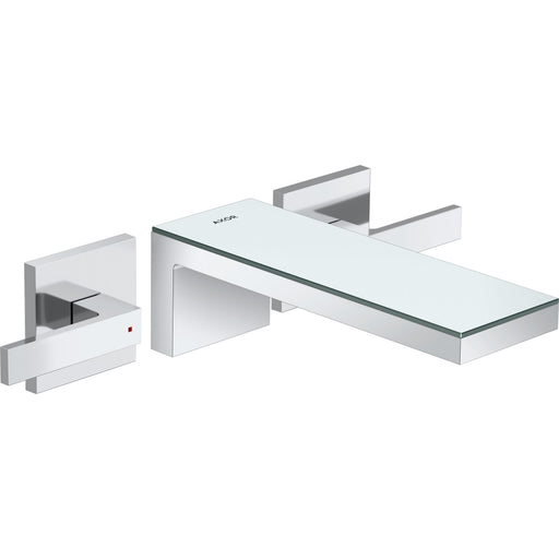 Hansgrohe - 3-L.Waschtischarmatur Axor MyEdition F-Set Wandmontage chrom/Spiegelglas