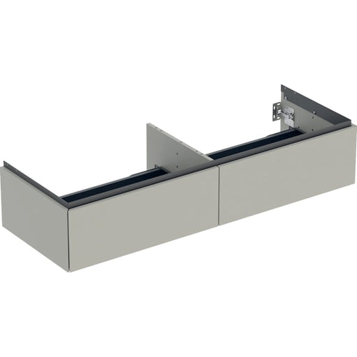 Geberit Vertriebs - ONE Unterschrank für WT/-Platte 2 Schubl., 133,2x26,6x47cm, greige matt
