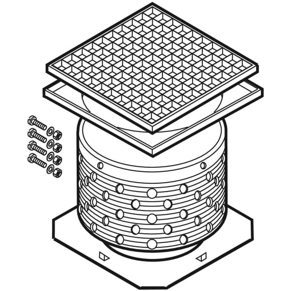 Geberit Vertriebs - Pluvia Ergänzungsset befahrbar 359635001