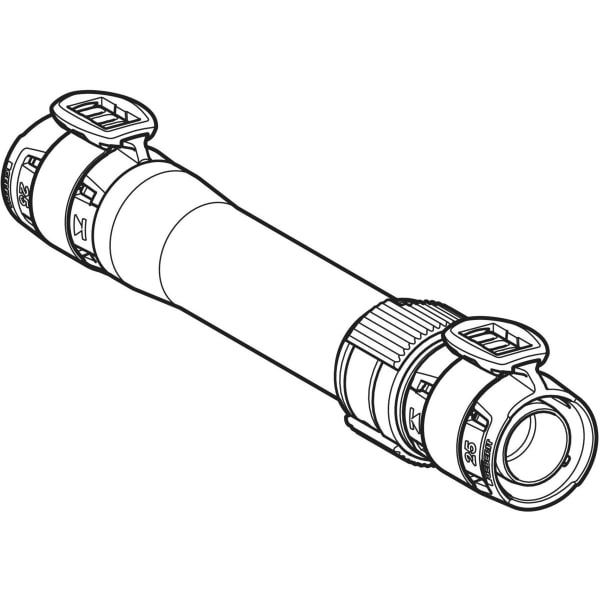 Geberit Vertriebs - FlowFit Langkupplung SiBr, d50
