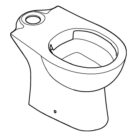 Grohe - Stand-WC-Kombination Bau Keramik 39349 ohne Spülkasten alpinweiß
