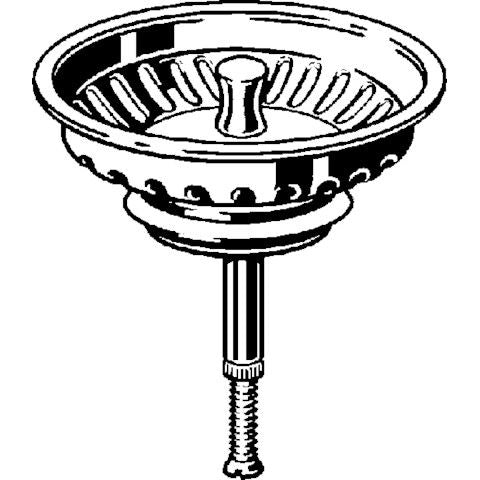 Viega - Korb-Siebventil 82mm für Spüle mit Bowdenzugbetätigung 7139.169
