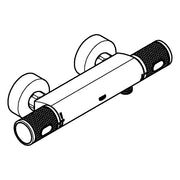Grohe - THM-Brausebatterie GROTHERM 1000 Performance 34827 Wandmontage chrom