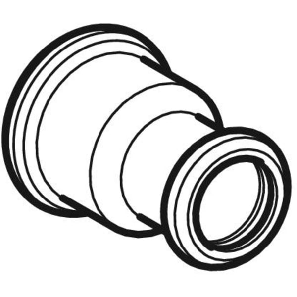 Geberit Vertriebs - Rotguss Muffe reduziert Durchmesser: 15 - 14mm, # 62020