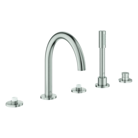 Grohe - 5-L-Wannenkombin. Atrio Private C. 25224 für Hebelgriffe supersteel