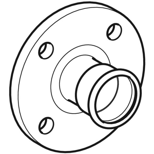 Geberit Vertriebs - Edelstahl Flansch MAPRESS PN 10/16 mit Pressmuffe (LABS-frei) d42