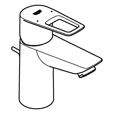 Grohe - EH-WT-Batterie BAULOOP 23877_1 S-Size Durchfluss 3,5l/min chrom