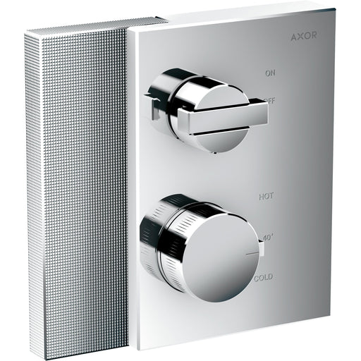 Hansgrohe - Thermostat Unterputz AXOR Edge F-Set Diamantschliff chr.mit Absperrv