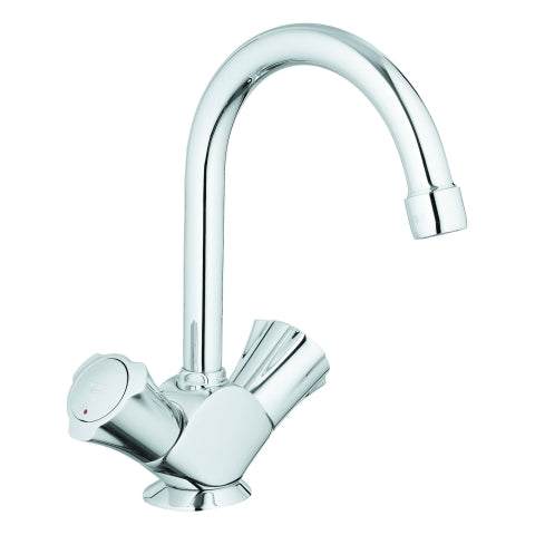 Grohe - Waschtischarmatur COSTA NEU 21375 mit Zugstangen-Ablaufgarnitur chrom