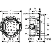 Hansgrohe - Grundkörper iBox universal AXOR