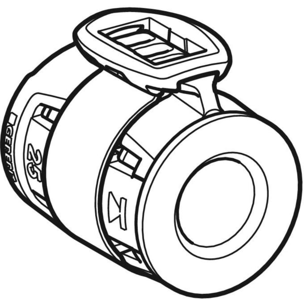 Geberit Vertriebs - FlowFit Rohr-Endstopfen SiBr, d20
