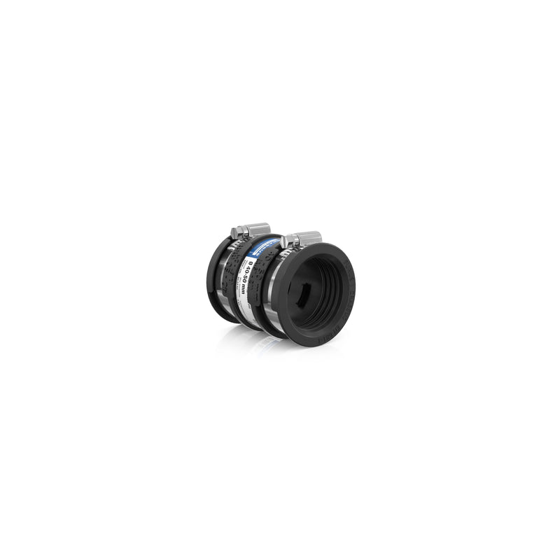 CRASSUS - Schlauchadapter CDC 050 Typ 1 (40-50mm), bis 0,6 bar, EPDM / V2A