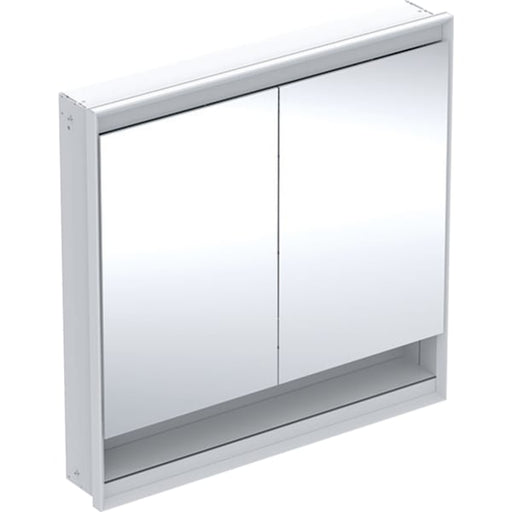 Geberit Vertriebs - ONE Spiegelschrank mit Ni/Comf.Light 2 Türen, UP-Mont., 90x90x15cm, weiß